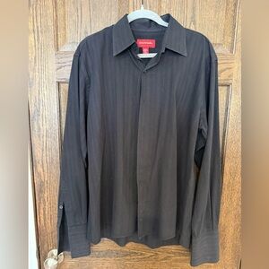 Emanuel Ungaro Black Dress Shirt